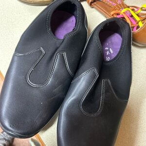 Women’s Black Slip-On Shoes